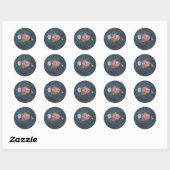 Diepe Zee Stickers van zeeduivel (Vel)