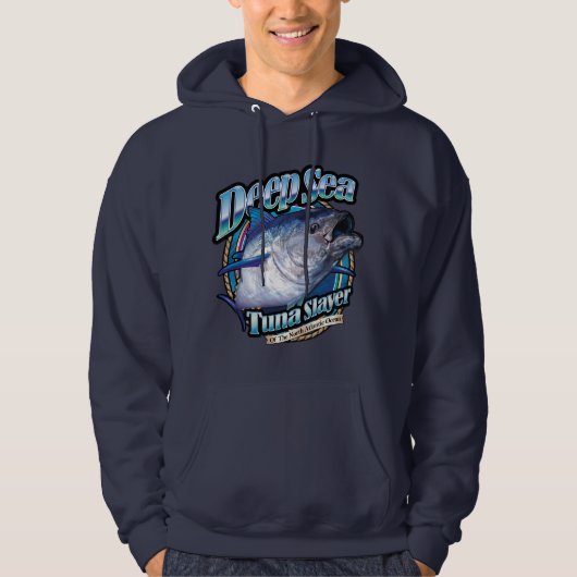 Diepe Zee tonijn - Schildvis - Hoodie (Voorkant)