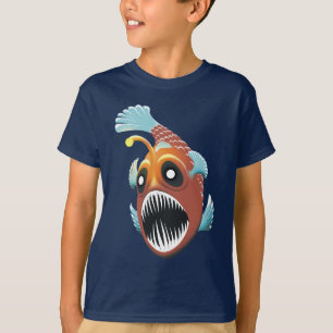 Diepe Zee vis T-shirt