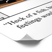 Diepe Zee Vist Poster Humor (Hoek)