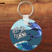 Diepe Zee Vist Sleutelhanger (Voorkant)