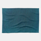 Diepe Zee Waterverf - Donkerblauw Blauwgroen en Aq Theedoek (Horizontaal)