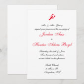 "Diepe Zee" Wedding-uitnodigingen Kaart (Voorkant / Achterkant)