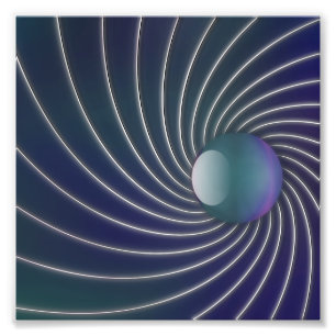 Diepe Zeeen - Spirals Foto afdrukken Afdruk