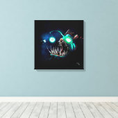 Diepe zeevisserij canvas afdruk (Insitu (Houten vloer))