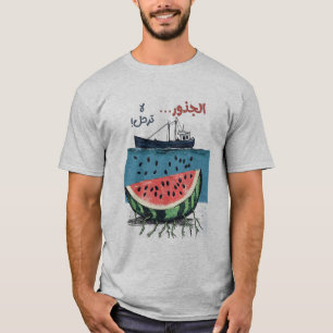 diepgeworteld Palestina فلسطين T-shirt