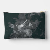 Diepgroen  bloemstilleven stijlvol etui (Achterkant)