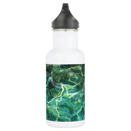 Diepgroene zoete wateren waterfles (Rechts)