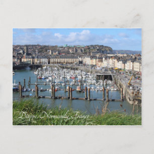 Dieppe Harbour, Normandy, Frankrijk; Briefkaart