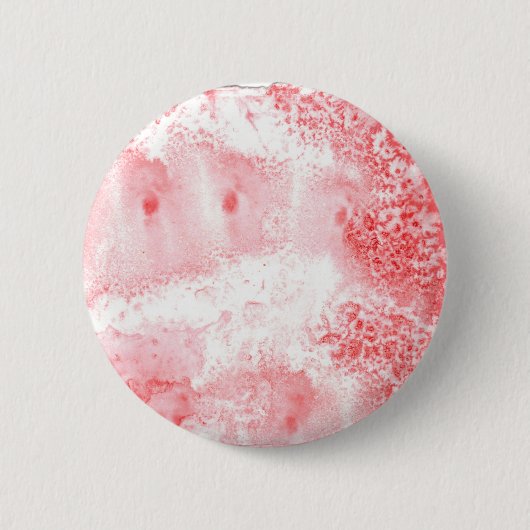 Dieprode Echos Ronde Button 5,7 Cm (Voorkant)