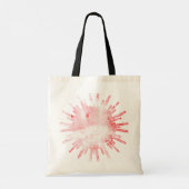 Dieprode Echos Tote Bag (Achterkant)