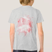 Dieprode Echo's Tri-Blend Shirt (Achterkant)