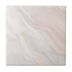 Dieproze marmeren afwerking decoratief 4,25" vierk tegeltje