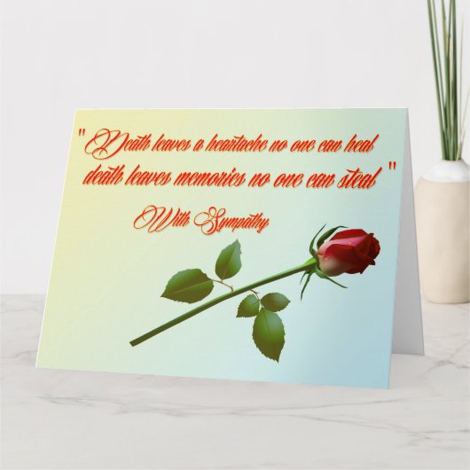 Diepste Sympathie Kaart (Voorkant)