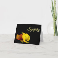 Diepste sympathie Kaart Condoleance