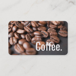 Diepte koffiebonen eenvoudige Oswald Punch Card Klantenkaartje