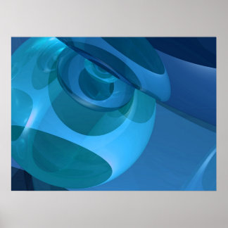 Diepte van de bollen poster