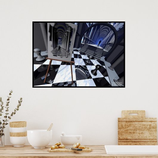 Dieptewaarneming Poster (Keuken)