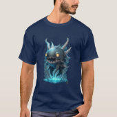 Diepvissen op zee Abyssal schepsel T-Shirt (Voorkant)