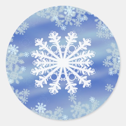 Diepvriesranden III Ronde Sticker (Voorkant)