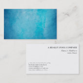 diepvrieswaterachtergrond visitekaartje (Voorkant / Achterkant)