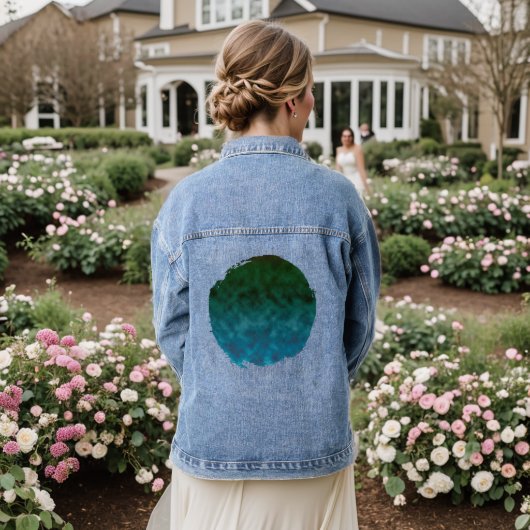 Diepwater Baldakijn Denim Jacket (Huwelijk Achterkant)