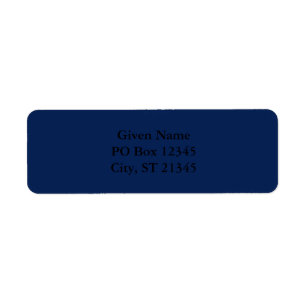Diepzee Blauw Etiket