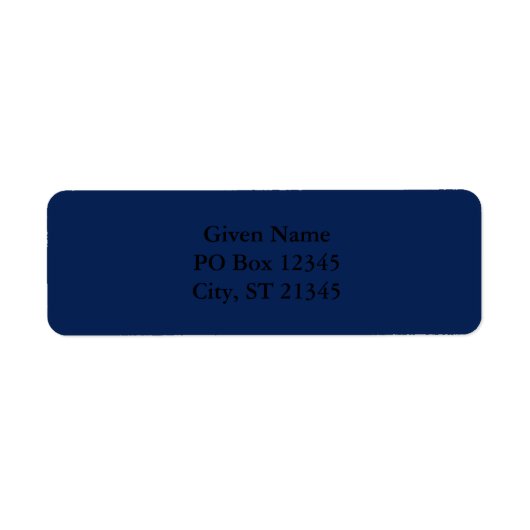 Diepzee Blauw Etiket (Voorkant)