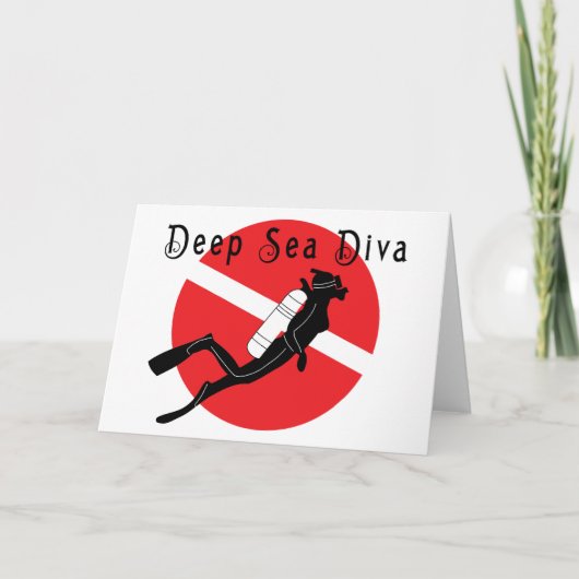 Diepzee Diva Kaart (Voorkant)