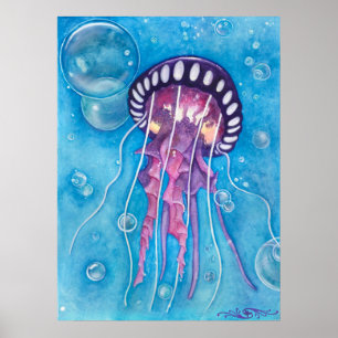 Diepzee Medusa Print