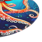 Diepzee Octopus Gloeiend Ontwerp Snijplank (Hoek)