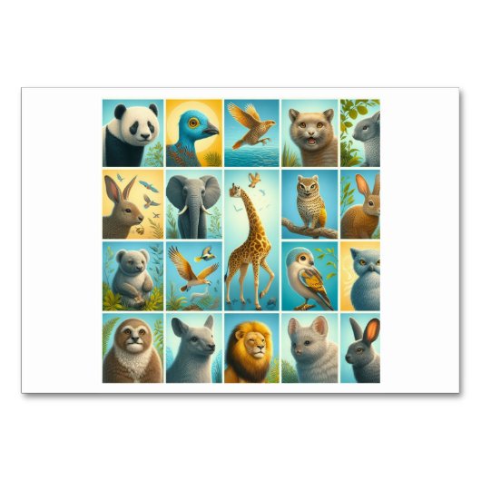 Dier (動物 / どうぶつ) - Japanse Flash-Kaarten Kaart (Voorkant)