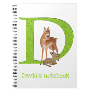 Dier ABC D is voor dik-dik notitieboek