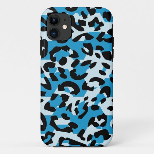 Dier Blauwe Luipaard Patroon iPhone5 Hoes (Achterkant)