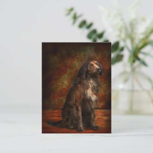 Dier - Dog - Cocker Spaniel - Die droomogen Briefkaart (Staand voorkant)