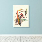 Dier door Franz Marc, Vintage Expressionisme Kunst Canvas Afdruk (Insitu (Houten vloer))