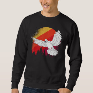 Dier Duif Duivenfokker Vogel Retro Duif Trui