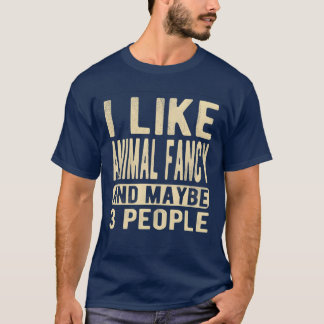 Dier fancy Zeggen vriend T-shirt