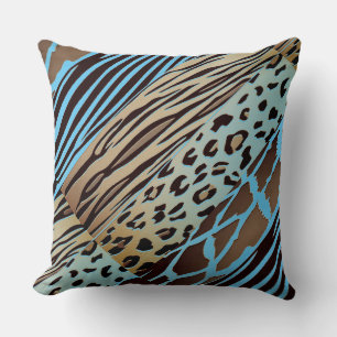Dier Gedrukt Zebra Stripe Kussen