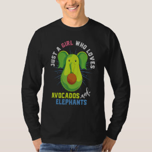 Dier gewoon een meisje dat van Avocados houdt en o T-shirt