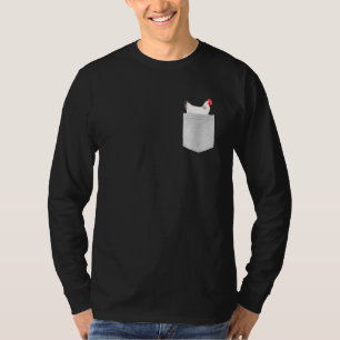 Dier in je zak Witte kip T-shirt