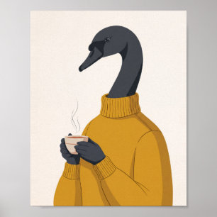 Dier in trui Kunst Nr. 1 Poster