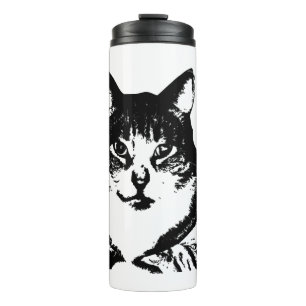 Dier,Kat,Katten,dier,hond,kat,tijger,wilde kat,kat Thermosbeker