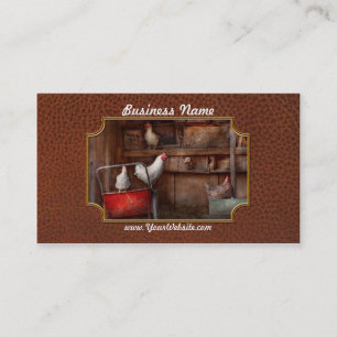 Dier - Kip - De eend is een spion Visitekaartje