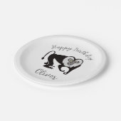 Dier - Leeuwenstaartmakaak - Wildlife - Feest Papieren Bordje (Gekanteld)