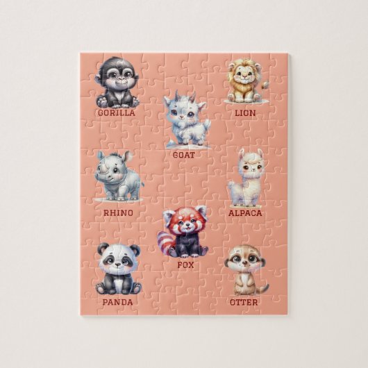 Dier Legpuzzel (Verticaal)