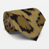 DIER LUIPAARD PRINT STROPDAS (Opgerold)