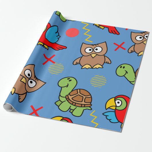 Dier Ontwerp patroon Papier (Uitgerold)