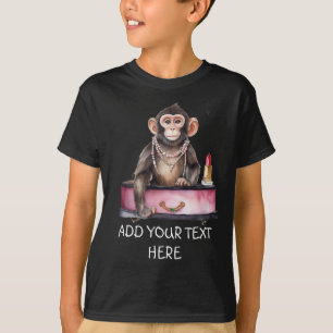 dier op kleedtafel t-shirt