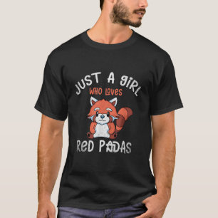 Dier Panda Beer Bamboe Rode Panda T-shirt